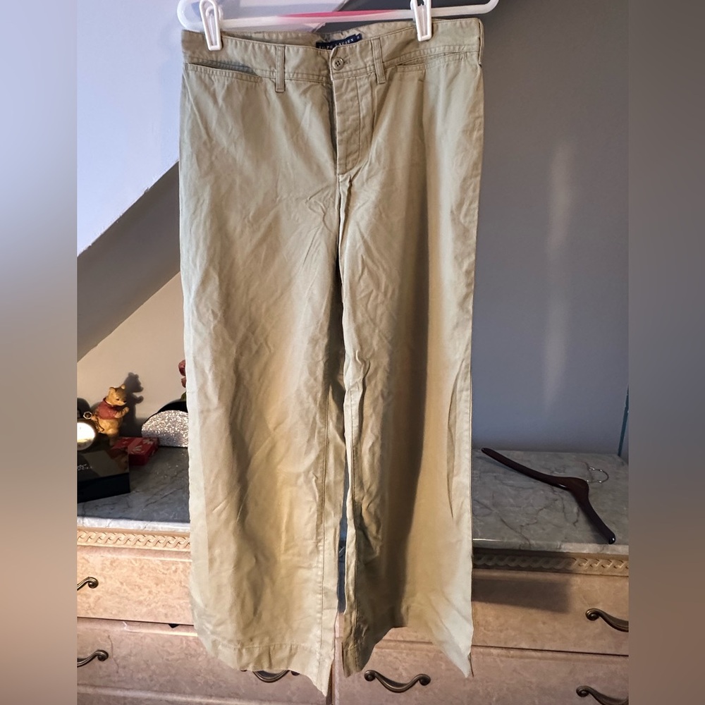 Ralph Lauren Woman’s size 8 WIDE leg 100% Cotton
